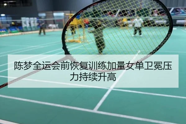 陈梦全运会前恢复训练加量女单卫冕压力持续升高